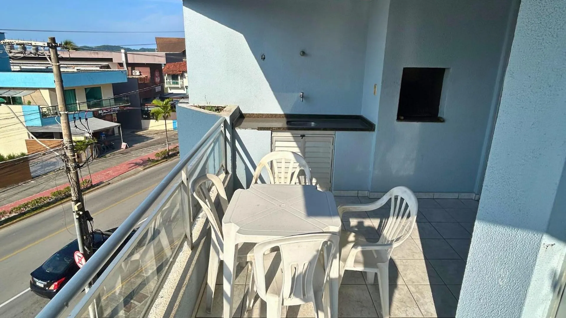 아파트 Amplo Apartamento Com Vista Mar Sobre A Avenida De Bombas 봄비나스